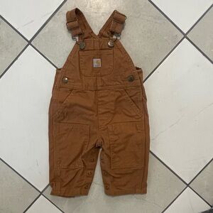 $5/30 Carhartt Kids Brown Overalls